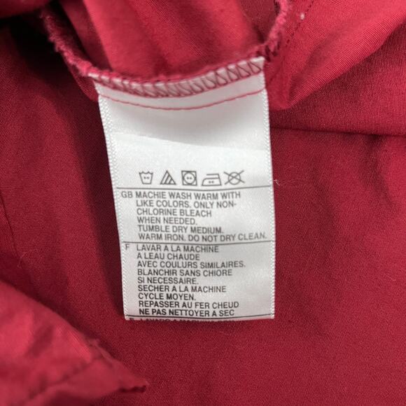 Harley Davidson Shirt Womens‎ Small Red Button Up Long Sleeves Biker Motorcycle - Picture 7 of 9